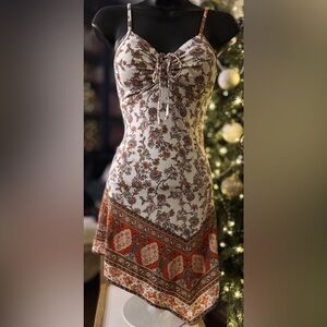 No Boundaries Floral Print Dress